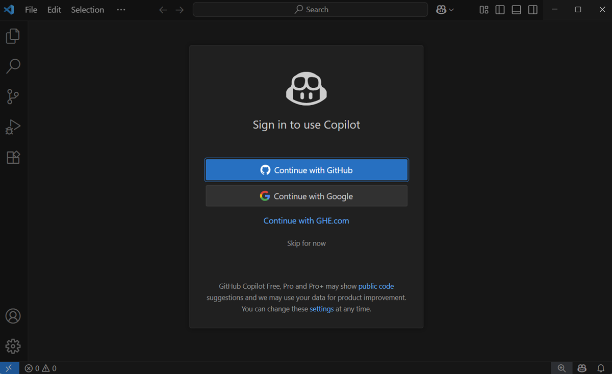 Sign in to your GitHub account or use Copilot if you're already signed in.