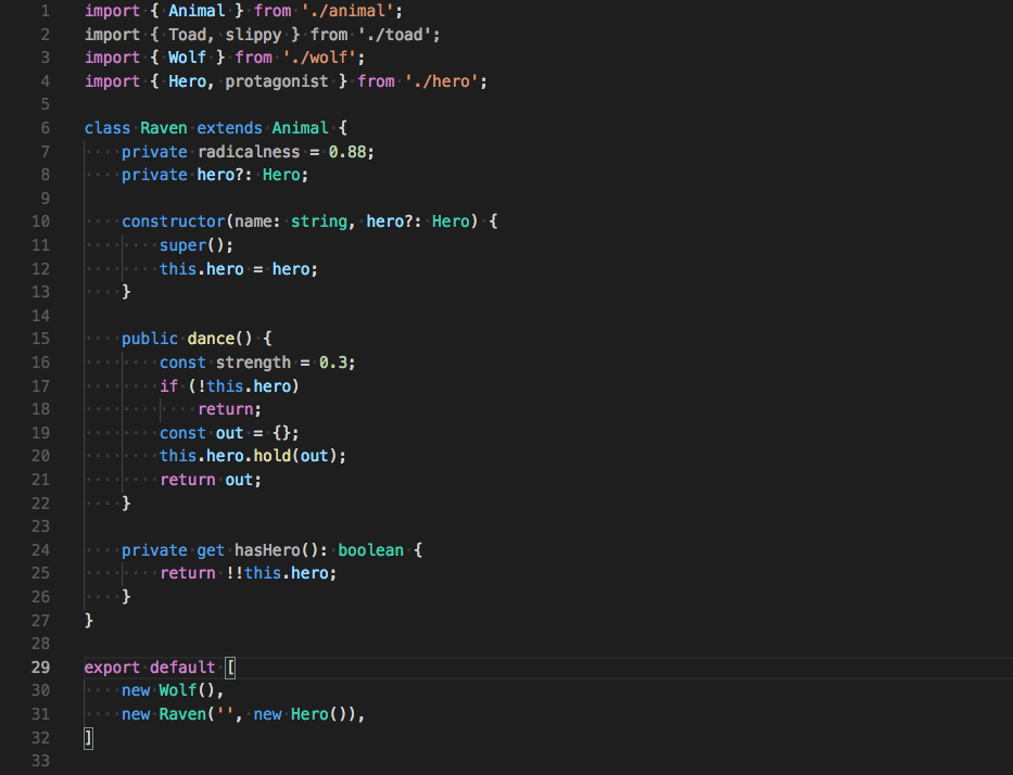 Many greyed out unused variables